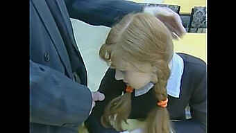 Teen (18+) Ludmilla Habibulina In Russian Schoolgirl Video