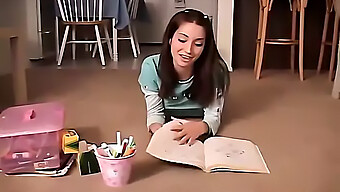 Crayons And Masturbation: Chloe 18'S Solo Play